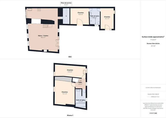 400 M De La Plage, Jardin, Maison Pour 8 בית נופש